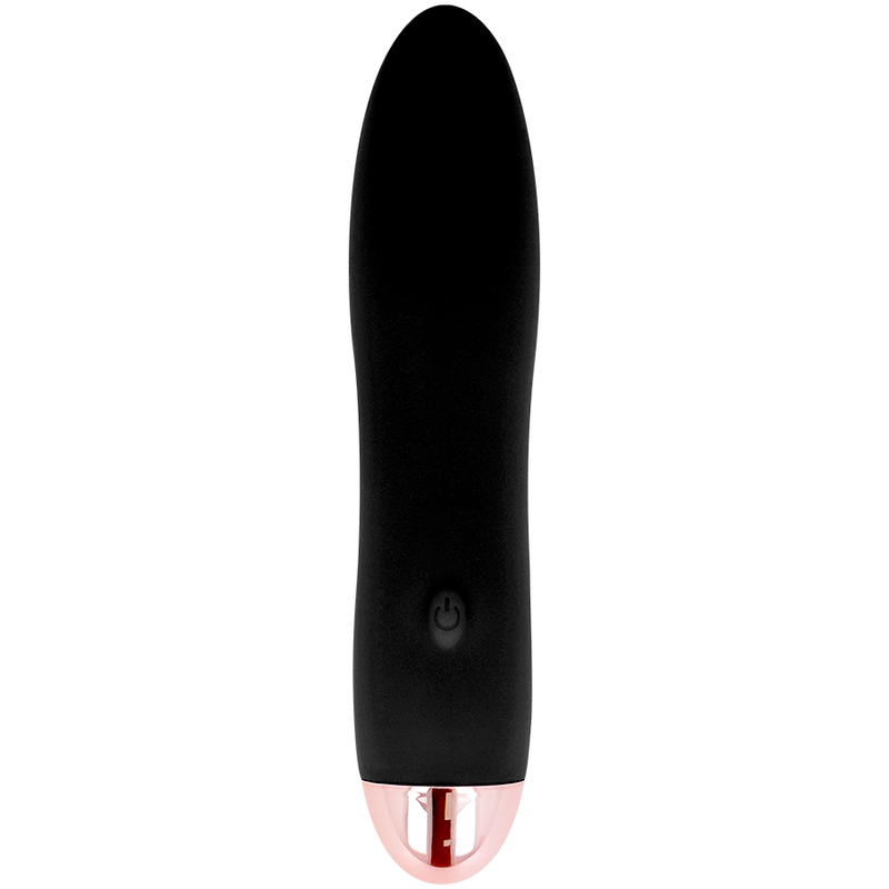 DOLCE VITA - VIBRADOR RECARGABLE CUATRO NEGROS 7 VELOCIDADES