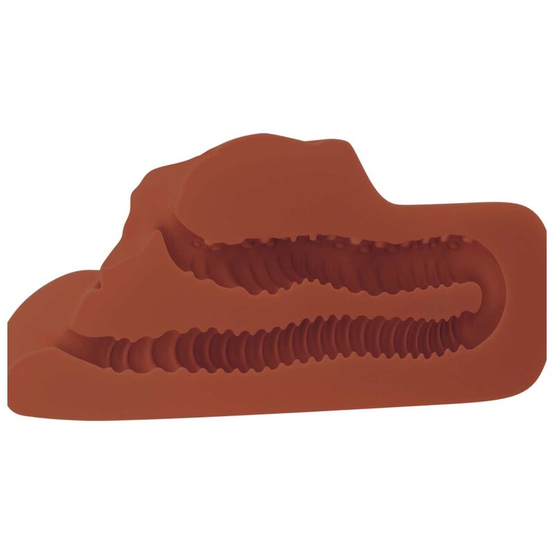 PDX PLUS - MASTURBADOR DOBLE DE VAGINA Y ANO PERFECTO PUSSY MARRÓN