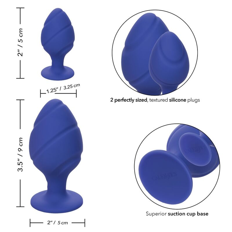 CALEXOTICS - TAPÓN ANAL ATREVIDO PÚRPURA
