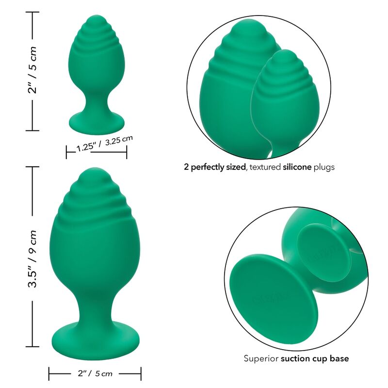 CALEXOTICS - TAPÓN ANAL VERDE ATREVIDO