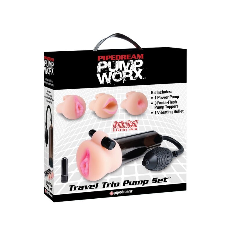 PUMP WORX - ENSEMBLE DE POMPES DE VOYAGE TRIO