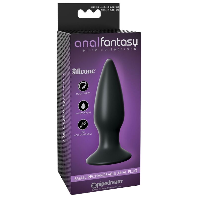 COLECCIÓN ANAL FANTASY ELITE - PEQUEÑO PLUG ANAL RECARGABLE