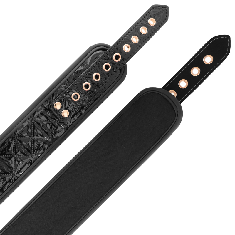 BEGME - COLLAR BLACK EDITION CON PINZAS PARA PEZONES CON FORRO DE NEOPRENO