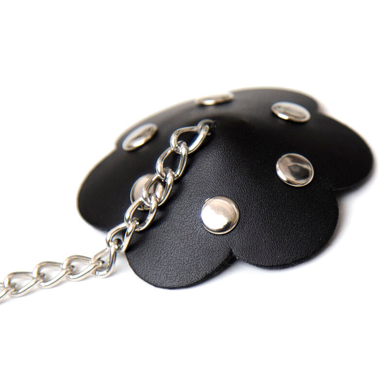 OHMAMA FETISH - PROTECTOR DE PÉTALO PARA PEZONES CON CADENA