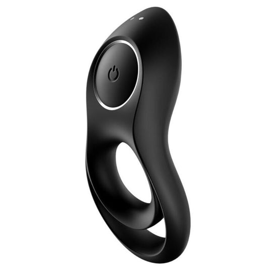 SATISFYER - VIBRATEUR LÉGENDAIRE DUO RING NOIR