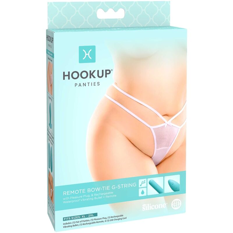 CULOTTE À CROCHETS - STRING NŒUD PAPILLON À DISTANCE TAILLE XL/XXL