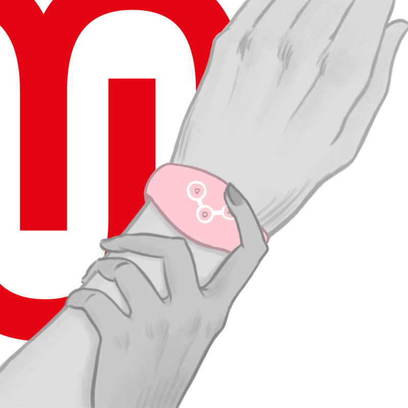 WATCHME - RELOJ CON TECNOLOGÍA INALÁMBRICA ROSA SUAVE