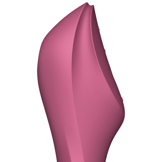 SATISFYER - CURVY TRINITY 3 VIBRATEUR À IMPULSIONS D'AIR ROUGE