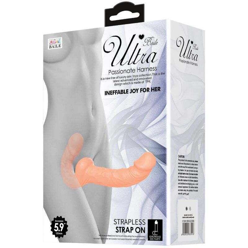 BAILE - DILDO ULTRA APASIONADO CON ARNÉS SIN SUJECIÓN