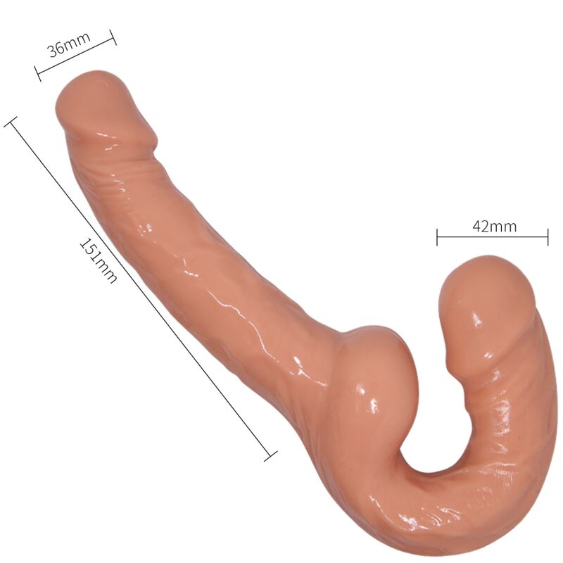 BAILE - DILDO ULTRA APASIONADO CON ARNÉS SIN SUJECIÓN