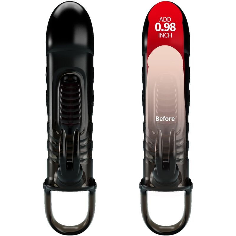 PRETTY LOVE - FUNDA PARA PENE DE CONEJO SLOANE NEGRA