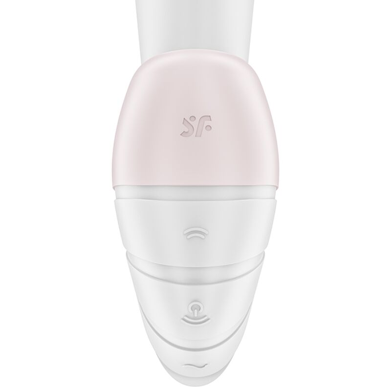 SATISFYER - ESTIMULADOR DE PULSO DE AIRE Y VIBRACIÓN SUPERNOVA BLANCO