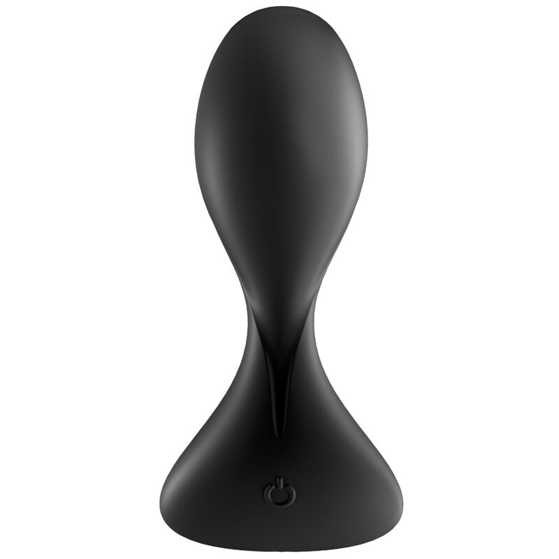 SATISFYER - PLUG VIBRADOR TRENDSETTER APP NEGRO