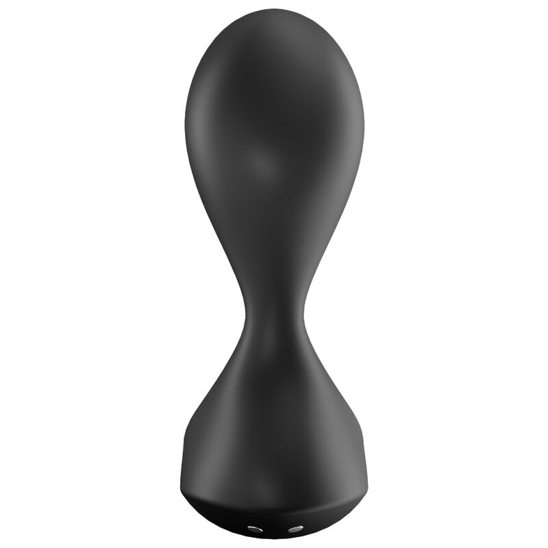 SATISFYER - PLUG VIBRADOR SWEET SEAL NEGRO