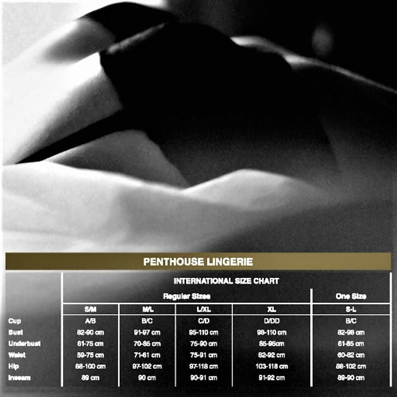PENTHOUSE - TANGA DANGEROUS DARLING BLANCA L/XL