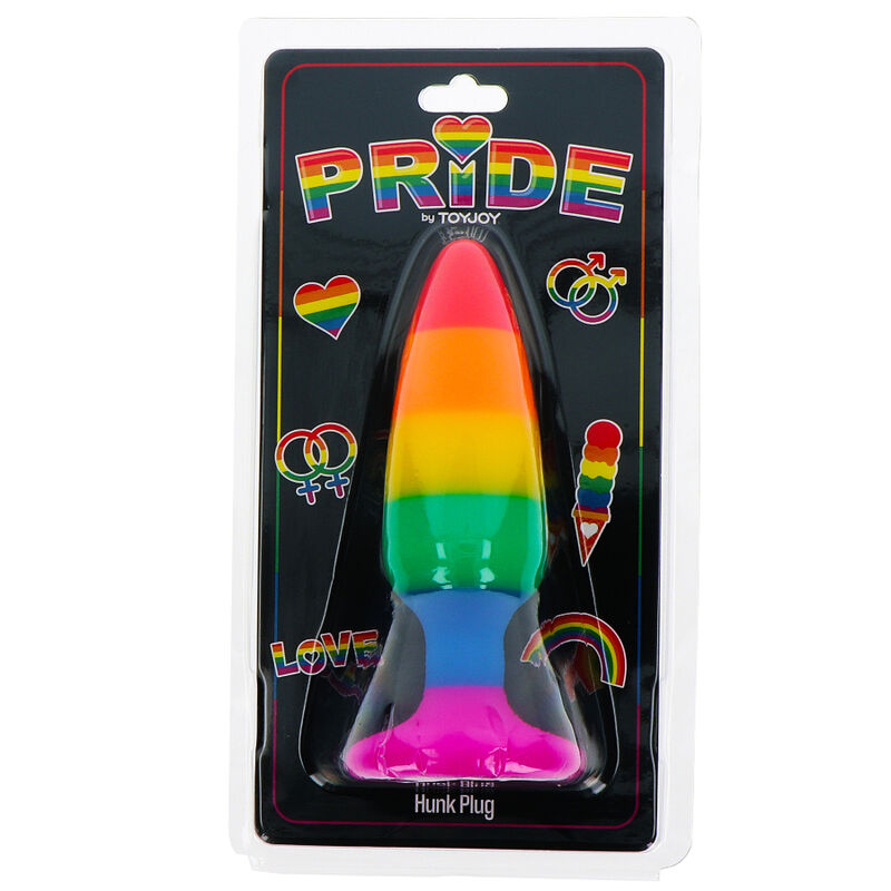 ORGULLO - PLUG BANDERA LGBT HUNK 10,5 CM