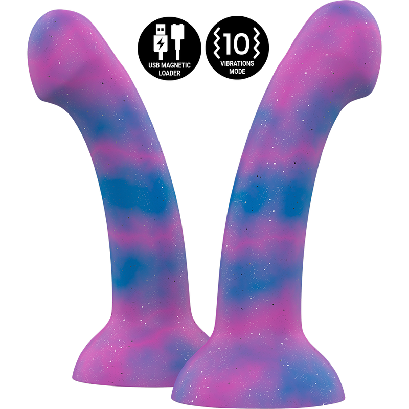 MYTHOLOGIE - DION GALACTIC DILDO M - VIBRATEUR WATCHME COMPATIBLE AVEC LA TECHNOLOGIE SANS FIL