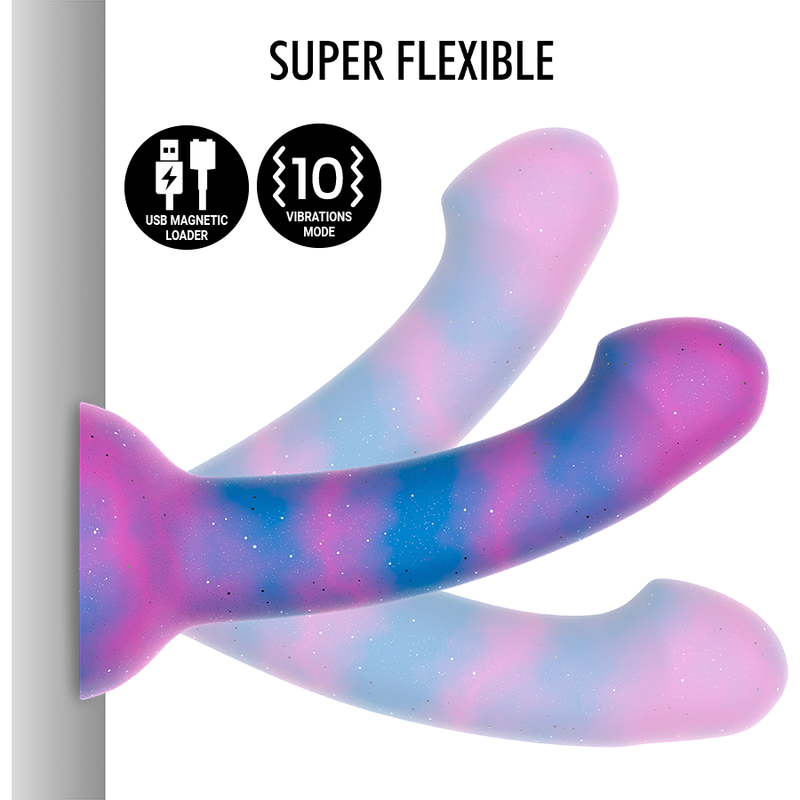 MYTHOLOGIE - DION GALACTIC DILDO M - VIBRATEUR WATCHME COMPATIBLE AVEC LA TECHNOLOGIE SANS FIL