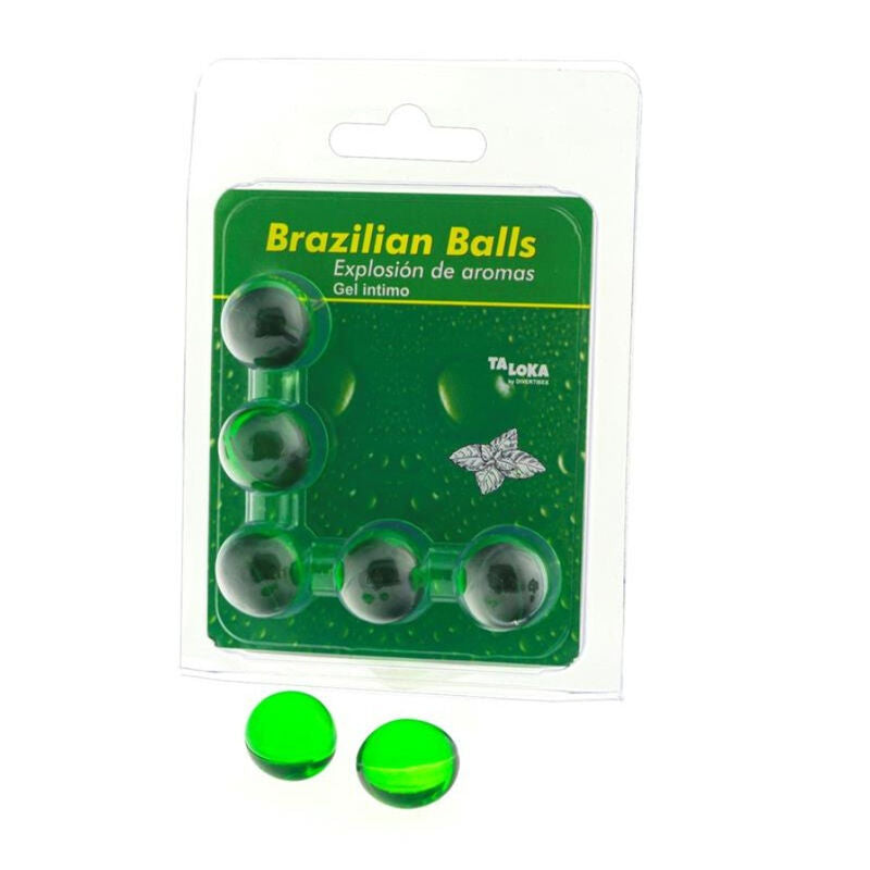 TALOKA - 5 BOLAS BRASILEÑAS GEL ÍNTIMO MENTA