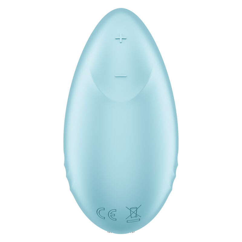 SATISFYER - VIBRADOR DE PUNTA TROPICAL AZUL
