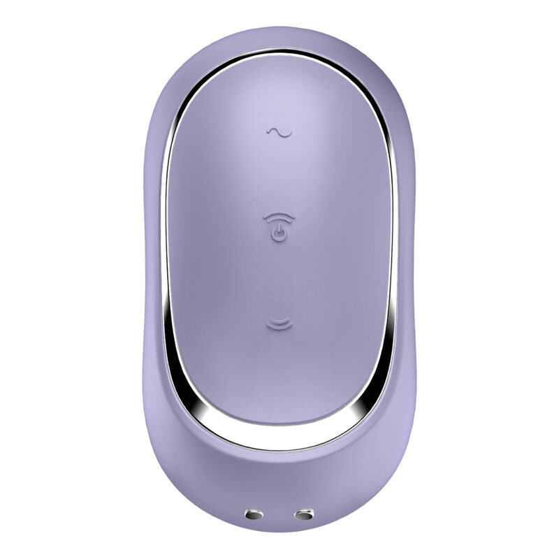SATISFYER - PRO TO GO 2 ESTIMULADOR Y VIBRADOR DE DOBLE PULSO DE AIRE VIOLETA