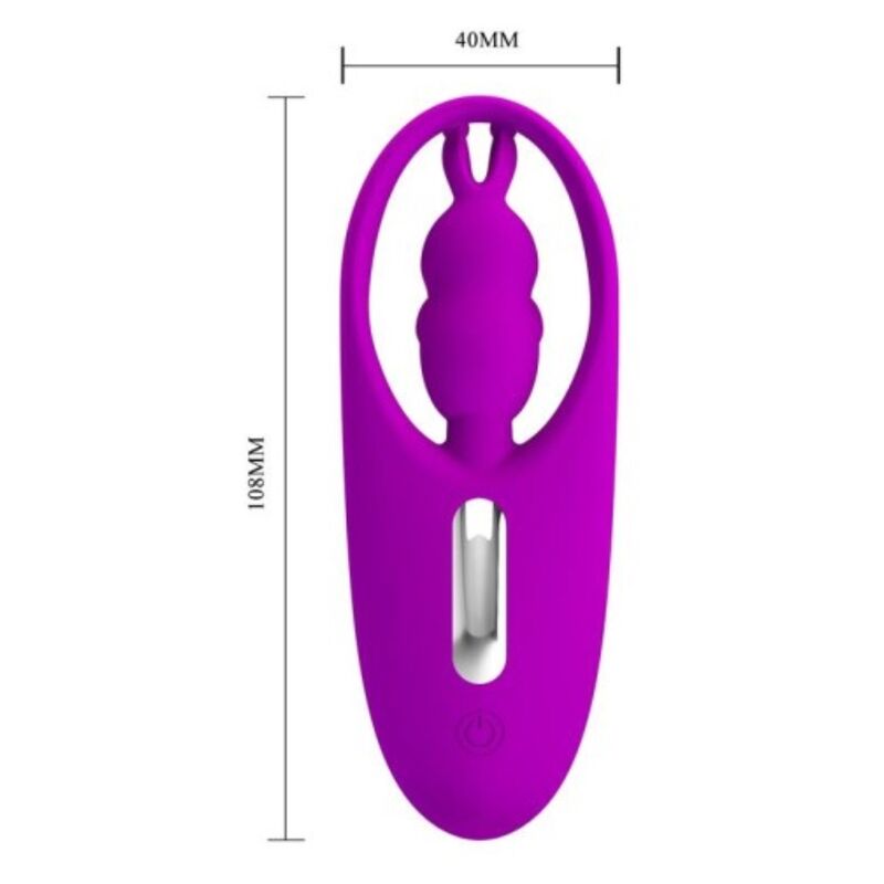 PRETTY LOVE - ESTIMULADOR WILD RABBIT PARA BRAGUITAS CON CONTROL REMOTO LILA