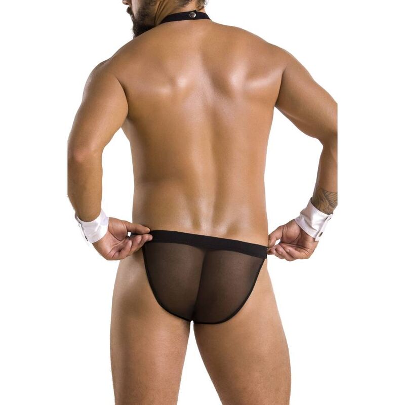PASIÓN - 036 SLIP ALFROJO NEGRO S/M