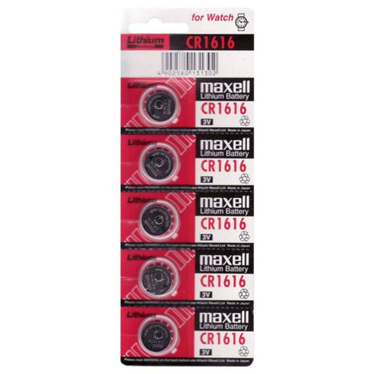 MAXELL - BATERÍA LITIO CR1616 3V 5UDS
