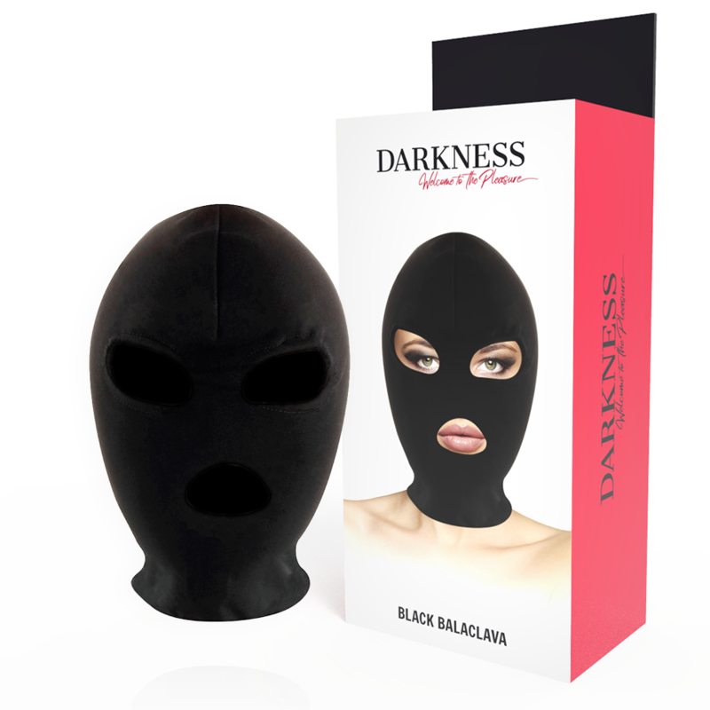 OSCURIDAD - MÁSCARA DE SUMISIÓN BDSM BOCA Y OJOS NEGROS