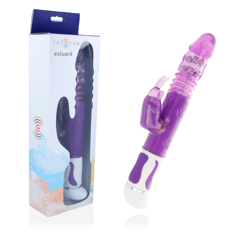 INTENSE - ESTUARD VIBRADOR ROTATORIO ARRIBA Y ABAJO LILA