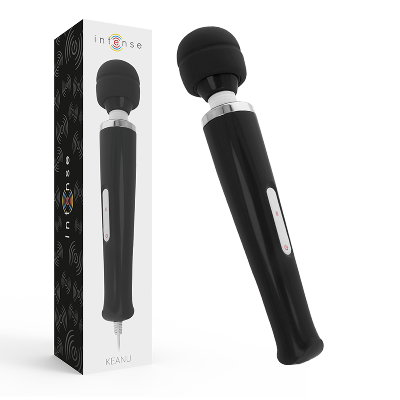 INTENSO - MASAJEADOR KEANU WAND NEGRO