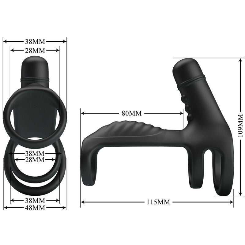 PRETTY LOVE - FUNDA DE EXTENSIÓN ELÁSTICA DE SILICONA SUAVE
