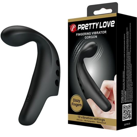 PRETTY LOVE - DEDAL VIBRADOR GORGONA NEGRA