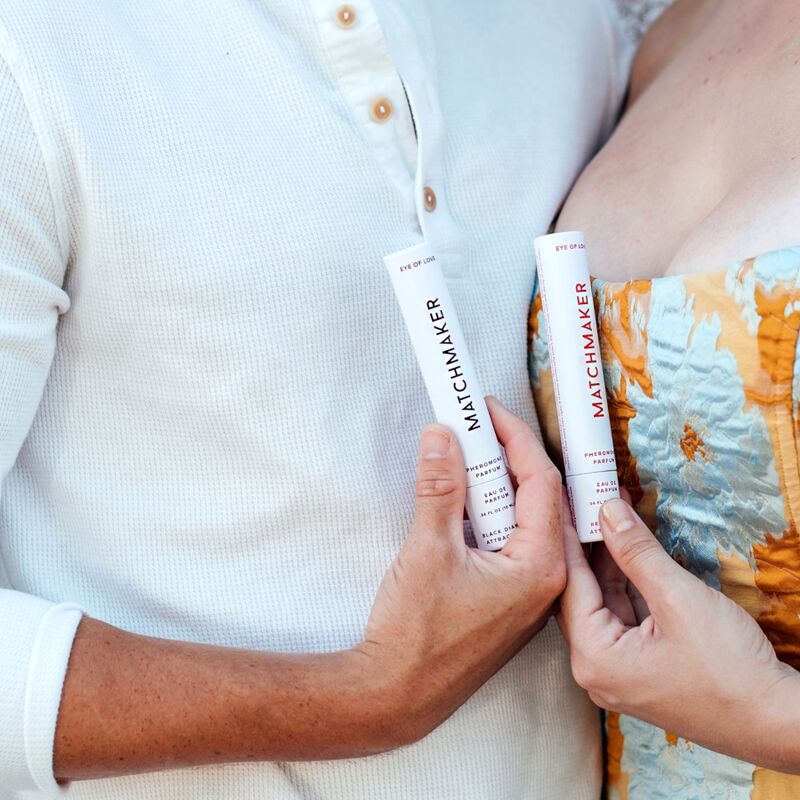 PERFUME CON FEROMONAS DE DIAMANTE NEGRO MATCHMAKER - EYE OF LOVE - ATRAELOS - 10 ML
