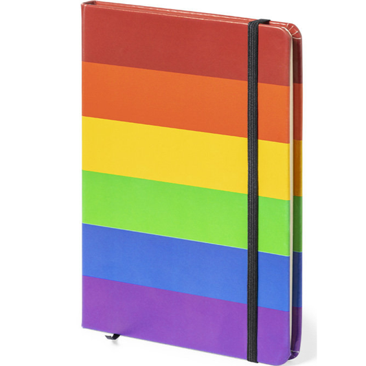 CARNET DE NOTES FIERTÉ - DRAPEAU LGBT 15 x 21