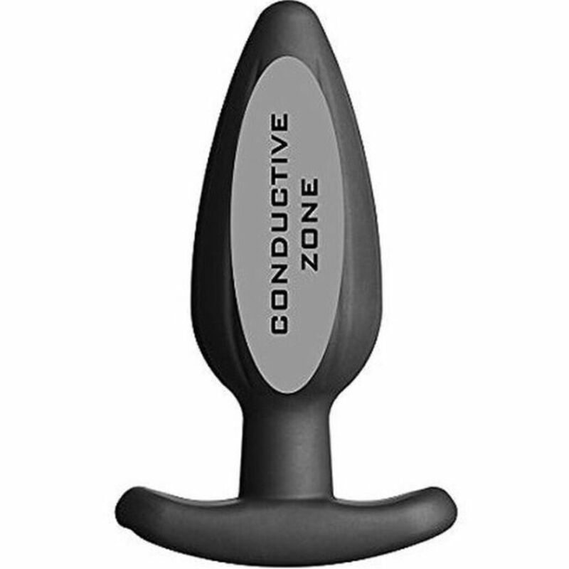 ELECTRASTIM - TAPÓN ANAL BALANCÍN DE SILICONA NEGRO GRANDE