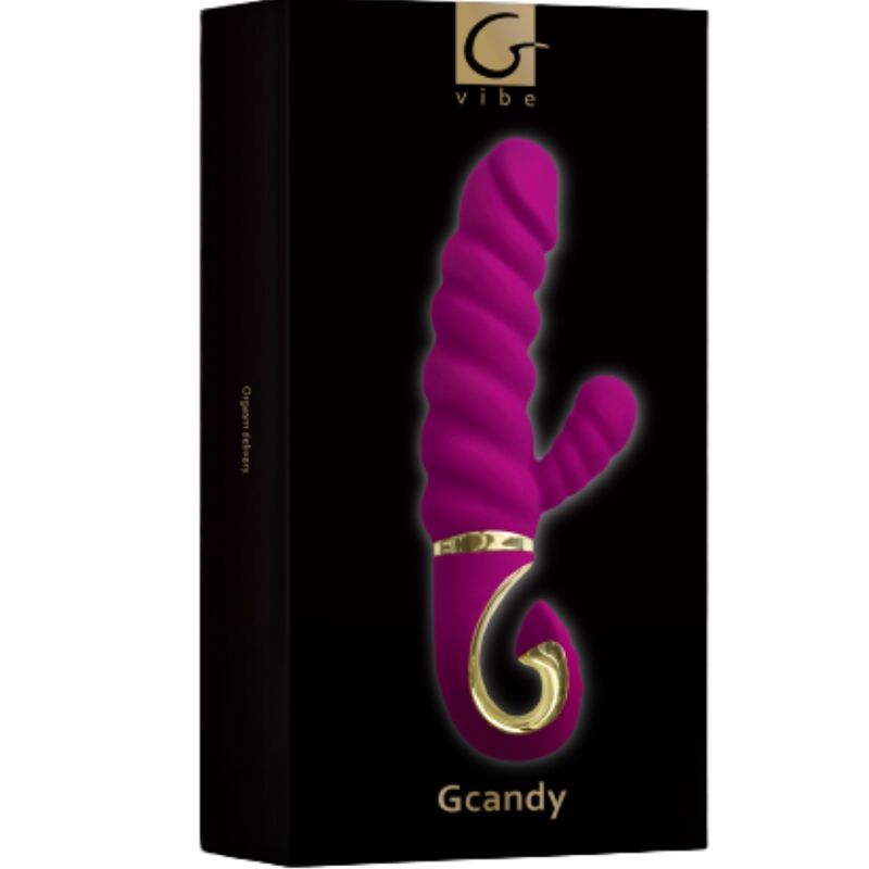 G-VIBE - JUGUETES DIVERTIDOS VIBRADOR CONEJO GCANDY DULCE FRAMBUESA