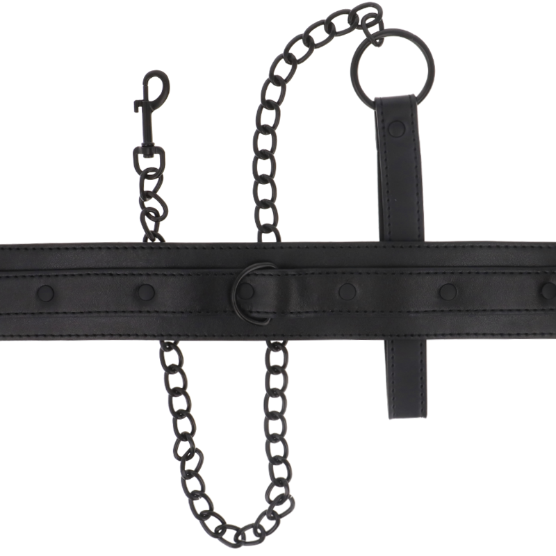 INTENSE - COLLIER FÉTICHISME EN CUIR VEGAN