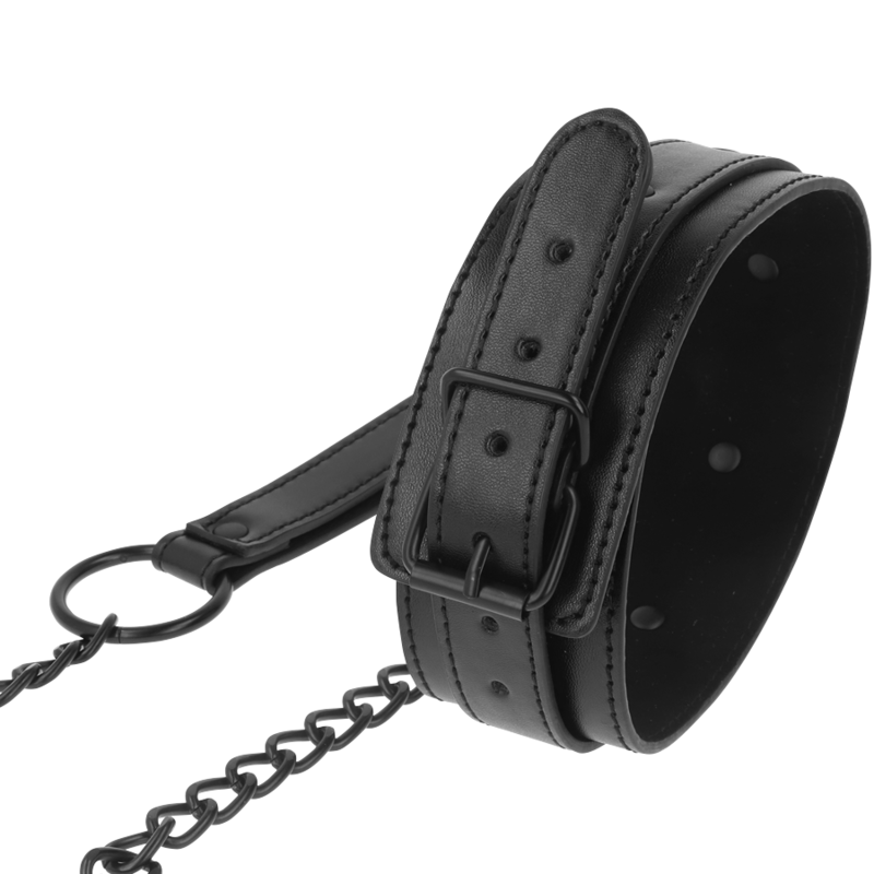 INTENSE - COLLIER FÉTICHISME EN CUIR VEGAN