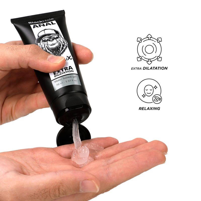 AGUJERO NEGRO - GEL DE DILATACIÓN ANAL A BASE DE AGUA 70 ML