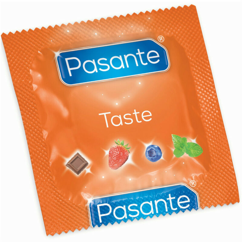 PASANTE - CONDONES SABOR FRESA BOLSA 144 UNIDADES