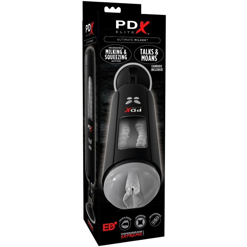 PDX ELITE - STROKER ORDEÑADOR DEFINITIVO CON VOZ