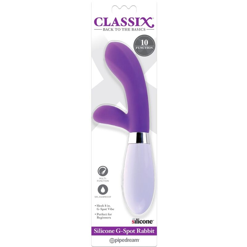 CLASSIX - VIBRATEUR RABBIT POINT G SILICONE VIOLET