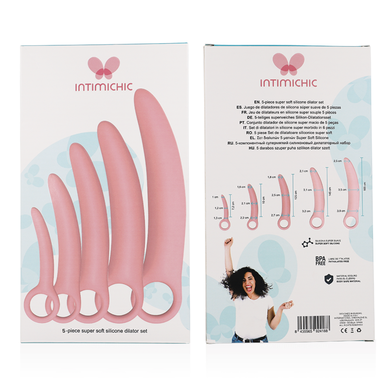 INTIMICHIC - DILATADOR DE SILICONA SET DE 5 PIEZAS