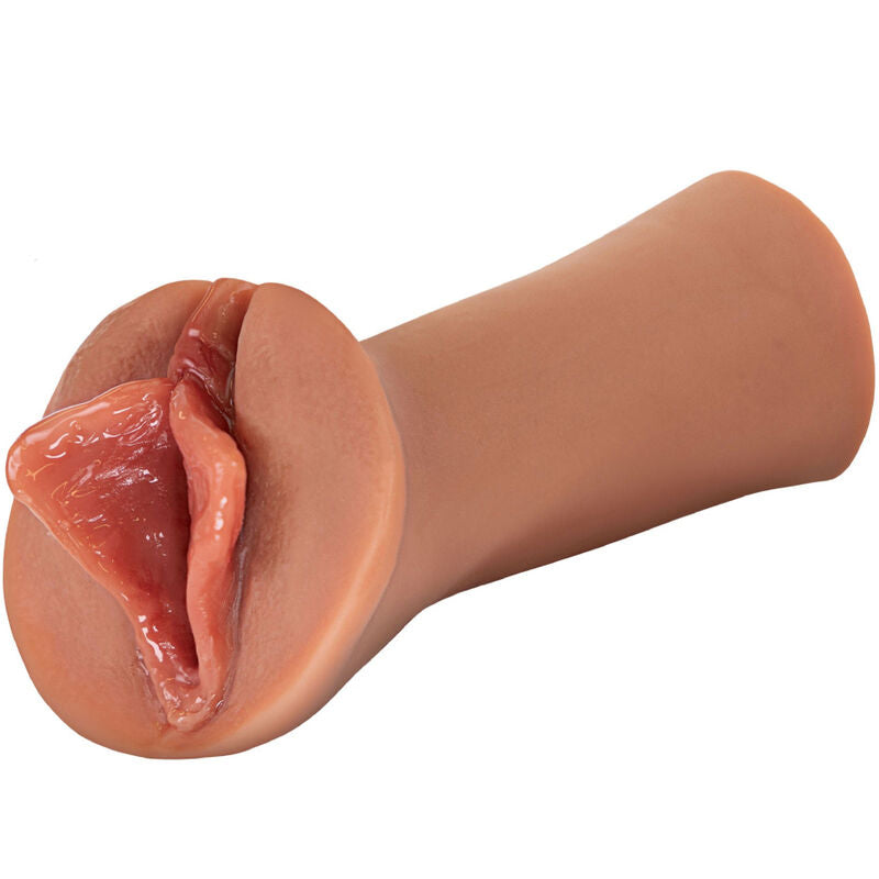 FETISH FANTASY EXTREME - LABIOS DELICIOSOS ATRAVESADOR DE SILICONA CARAMELO