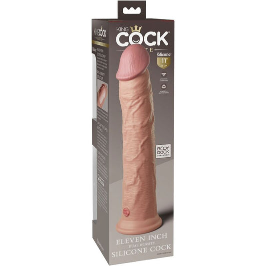 KING COCK - DILDO DE SILICONA REALISTA ELITE 28 CM