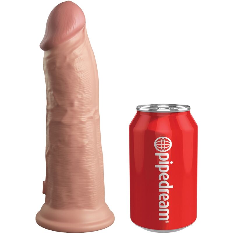 KING COCK - KIT DE ARNÉS AJUSTABLE ELITE DELUXE ANILLO CON TESTÍCULOS Y DILDO 20,3 CM