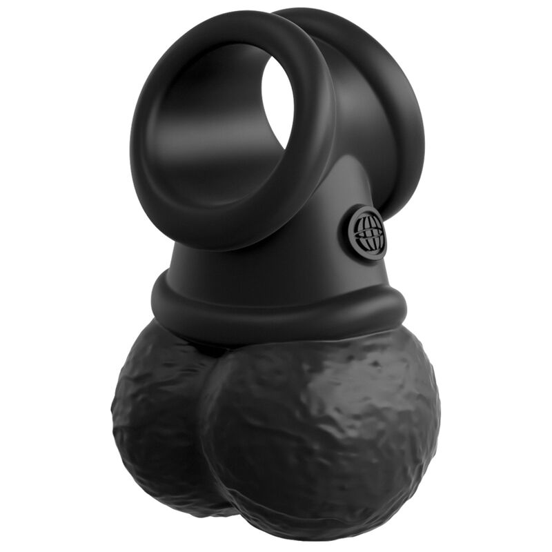 KING COCK - KIT DE ARNÉS AJUSTABLE ELITE DELUXE ANILLO CON TESTÍCULOS Y DILDO 20,3 CM