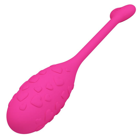 PRETTY LOVE - HUEVO VIBRADOR ROSA FISHER CONTROLADO POR APLICACIÓN