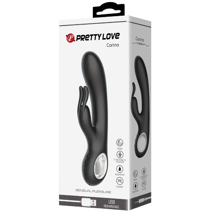 PRETTY LOVE - VIBRADOR CARINA ESTIMULADOR DE CLÍTORIS Y PUNTO G